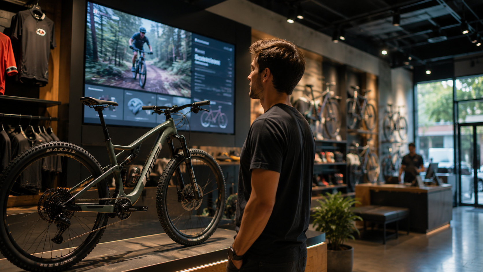 Displays e experiencia de loja conectada